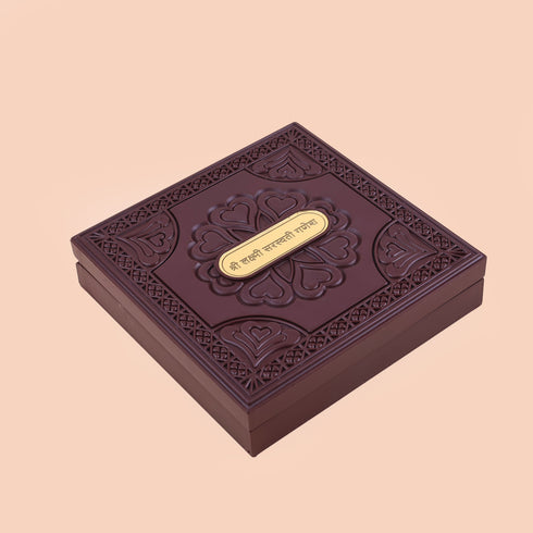 Lakshmi, Saraswati, Ganesha Premium Pooja Gift Box/Pooja Peti